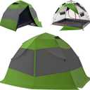 Camping Tent 2 Person, Waterproof & Blackout Double Layer Pop Up Outdoor Tent for Park, Picnic, Travel, Portable and Easy Setup