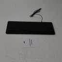 Backlit Wired Keyboard, USB Lighted Computer Keyboards with 7 Colors Backlight, Full Size Silent Keyboard with Media Hotkey for Windows Desktop, PC, Laptop (Black, M)