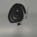 R18 10mm x 10mm(Inner H x Inner W) Black Plastic Cable Wire Carrier Drag Chain 1M Length for CNC, with End Connectors - Bridge Type (Non-openable) (10*10N(1pc))