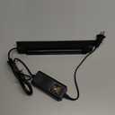 Qualirey 11W Aquarium UV Light for Fish Tank, UVC Light Fish Tank for Aquarium Algae Control, Submersible Waterproof UV Lamp with Timer and Hood for Pond Sump Swimming Pool