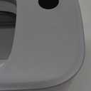 MOPALL Small Bathroom Trash Cans with Lids,Motion Sensor Bathroom Trash Can,Narrow Waterproof Plastic 3.5 Gallon Automatic Adsorption Touchless Garbage Can,White