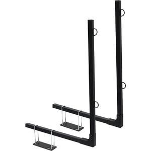 TonGass Upgraded Foldable RV Tote Tank Carrier Compatible with 15, 21, 28, and 36 Gallons Rhino Tote Tank, Universal Fit Mounts on 4" or 4.5" Square RV Bumpers - Includes Complete Hardware and Straps