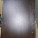 Coffee Table, 39.4" Mid Century Modern Coffee Tables for Living Room, Coffee Table with Storage Open Shelf, Fluted Table with Sliding Cabinet Door, 2-Tier Rustic Wood Desktop, Walnut