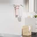 Alise Double Towel Bars, Wall Mount Towel Holder, Heavy Duty SUS304 Stainless Steel, Polished Chrome, 16 Inch