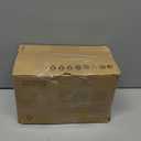 ONEMORE Rectangular Serving Plates Set of 6-7.5 inch Ceramic Blue and White Appetizer Plates - Microwave, Oven & Dishwasher Safe, Classic Style, Sturdy, Scratch Resistant - Vintage Blue