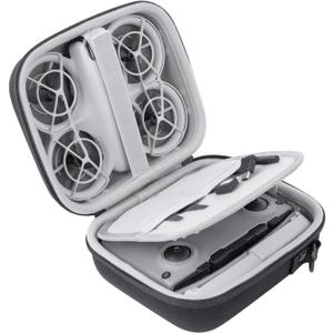 Carrying Case for DJI Neo, Portable Shoulder Bag Travel Neo Case with Elastic Strap to Fix DJI Neo Drone, Suit for Travel and Home Storage Drone and Its Accessories Black