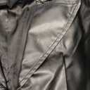 Women's Fashion Perfectly Shaping Zip Up Long Sleeves Faux Leather Biker Jacket (Black, M)