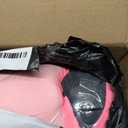 Memory Foam Seat Cushion with Lumbar Support, L-Shaped, Pink, Large