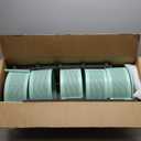 JAQ Rotating Fruit Basket, 5-Tier Metal Sturdy Kitchen Storage Rack Shelf Carts No Assembly on Rolling Wheels for Fruit Vegetable Grocery Corns Potato Onion (5-Tier, Green)