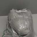 ONASAR 2x6 Runner Rugs for Bedroom Living Room, Fluffy Tie-Dyed Light Grey Bedside Hallway Throw Area Rug, Ultra Soft Plush Furry Floor Carpet Mat for Nursery Kids Dorm Closet Home Decor