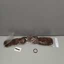 Flufymooz Ponytail Extension, Flexible Wrap Around Ponytail Hair Long Wavy Curly Hair Extensions Natural pony tail Synthetic Hairpiece for Women 32 Inch (Medium Chocolate Brown)