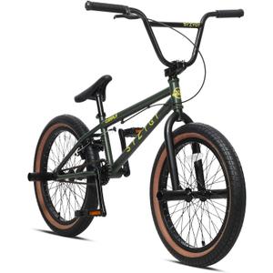 Syzygy 20 Inch Freestyle BMX Bike Bicycles for Ages Over 6 Years Old Teen Beginner and Adult Riders, Multiple Color