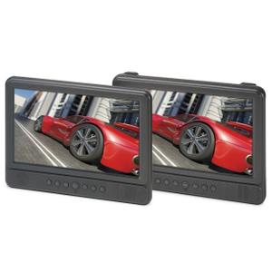 GPX Dual Screen Portable DVD Player Kit, PD10104DG