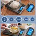 Nicewell Food Scale, 22lb Digital Kitchen Stainless Steel Scale Weight Grams and oz for Cooking Baking, 1g/0.1oz Precise Graduation,Tempered Glass