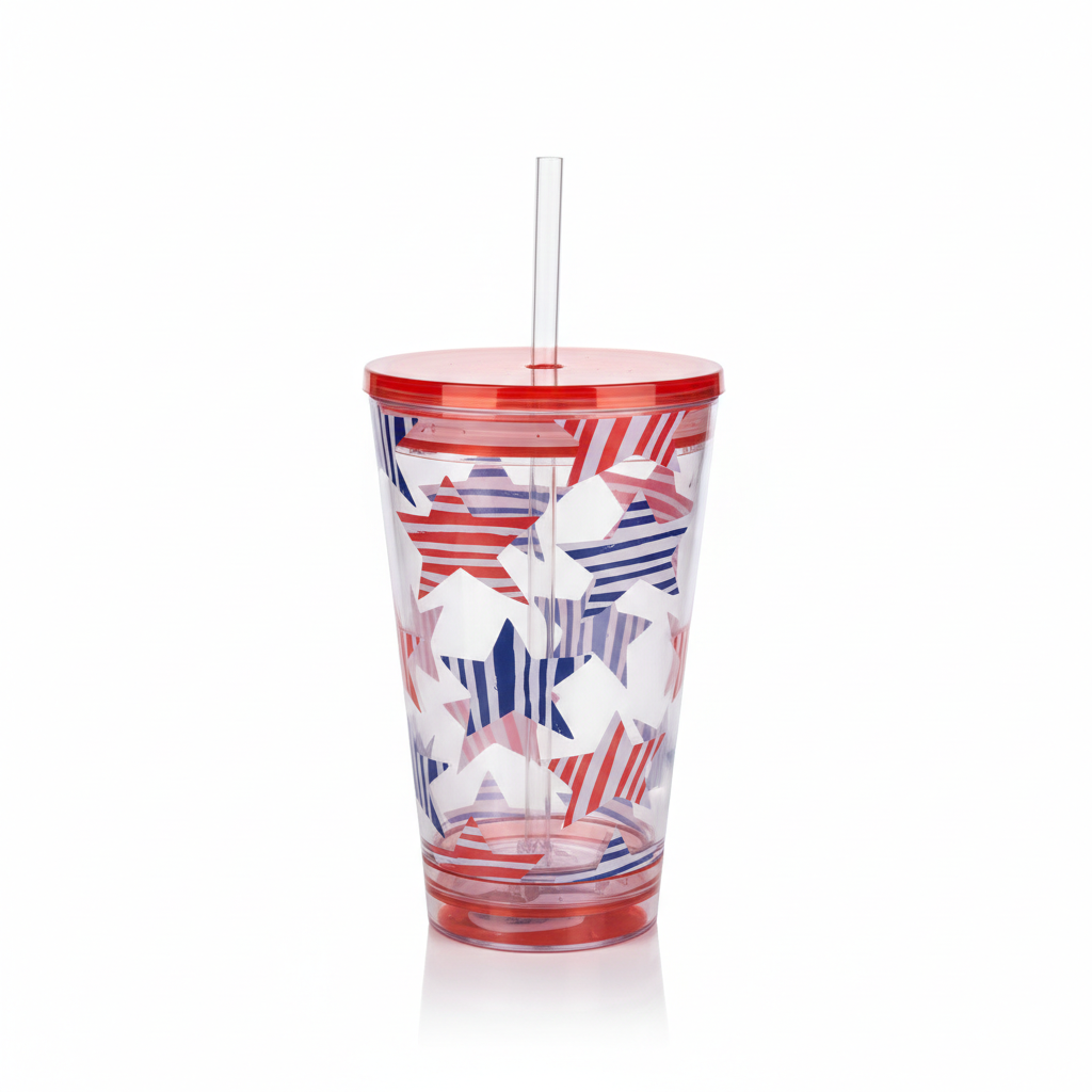 Luum Glo&Go Led 18 Oz Tumbler Stars