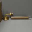 Brass Wall Sconces Set of Two 19.48'' Knurled Texture Indoor Wall Light Fixtures, Bathroom Vanity Light Fixtures with Clear Glass, Modern Wall Lamp for Living Room Hallway (Bulb Included)