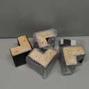 AORYVIC Bed Risers 4 inch L-Shaped Wood Furniture Risers Pack of 4 Black Sofa Legs for Couch Dresser Cabinet Bench Legs Extenders Furniture Lifters