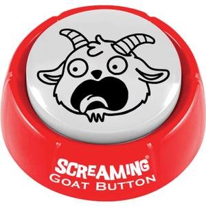 SCREAMING GOAT BUTTON | Stress Relief Button | Funny Talking Button with a Goat Scream | Great Gift for Teachers