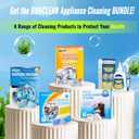 24 Pack BUBCLEAN Dishwasher CleanerDeodorizer Tablets, Deep Cleaning Descaler for Dishwasher, Natural Odor, Limescale, Grease, Calcium  Smell Remover, Septic Safe with Lemon Scent - 12 Month Supply