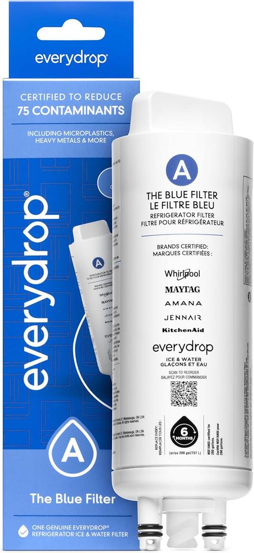 everydrop by Whirlpool Refrigerator Water Filter A - EDRARXD1, Single-Pack