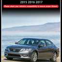 Vent Shades Rain Guards for Honda Accord 2013 2014 2015 2016 2017 Accessories, for Honda Accord Window Deflectors Window Visors
