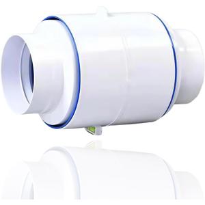 3'' 4'' Draft Blocker Backdraft Damper Duct Draft Stopper One-Way Airflow Ducting Insert Backflow Preventer Inline Fan Vent Deflector for Ducting in PVC or Flexible Hose