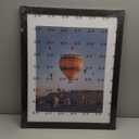 20x25 Picture Frame with 16x20 Mat, Display Photo 16x20 with Mat or 20 x 25 Without Mat, Wall Hanging Large 20 by 25 Poster Frame with Plexiglass, Black