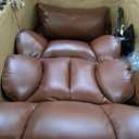 Sweetcrispy Executive Home Office Chair, Ergonomic Desk Chair
Big Tall High Back, Lumbar Support, Reclining Height Adjustable, PU Leather, Computer Gaming, Footrest Swivel Wheels, Brown