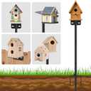 1 Pack 60 inch Adjustable Bird Feeder Pole,Bird House Pole Suitable for Feeders & BirdHouse,Weather Station,Heavy-Duty Rustproof Design,Enhance Outdoor Decor & Birdwatching Experience (1 PACK 60 inch)