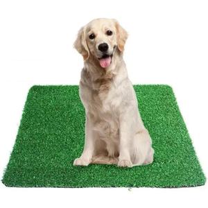 Quality 0.6" Artificial Grass, 2.5 ft x 4 ft, Indoor Outdoor Realistic Synthetic Fake Grass Turf Lawn Mat Rug Carpet