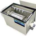 Rotary Drum Filter,Canister Filter,RDF Fully Automatic Water Self-Cleaning Filtration for Koi Pond,Fish Pond,Aquarium,Seedling Cultivation Base,Aquaculture,Hydroponics (3000GPH Basic Edition)