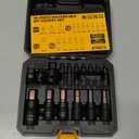 16-Piece SAE Hex Bit Impact Socket Set - Premium S2 Steel 5/64"-9/16" Allen Socket Set with Socket Adapters, 1/4, 3/8 and 1/2 Drive | Professional Mechanic Garage Tools