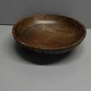 EDHAS Mango Wood Decorative Wooden Bowl Hand Carved Home Decor for Dining Table Center, Living Room, Kitchen Dcor (12" x 12' x 4.75")