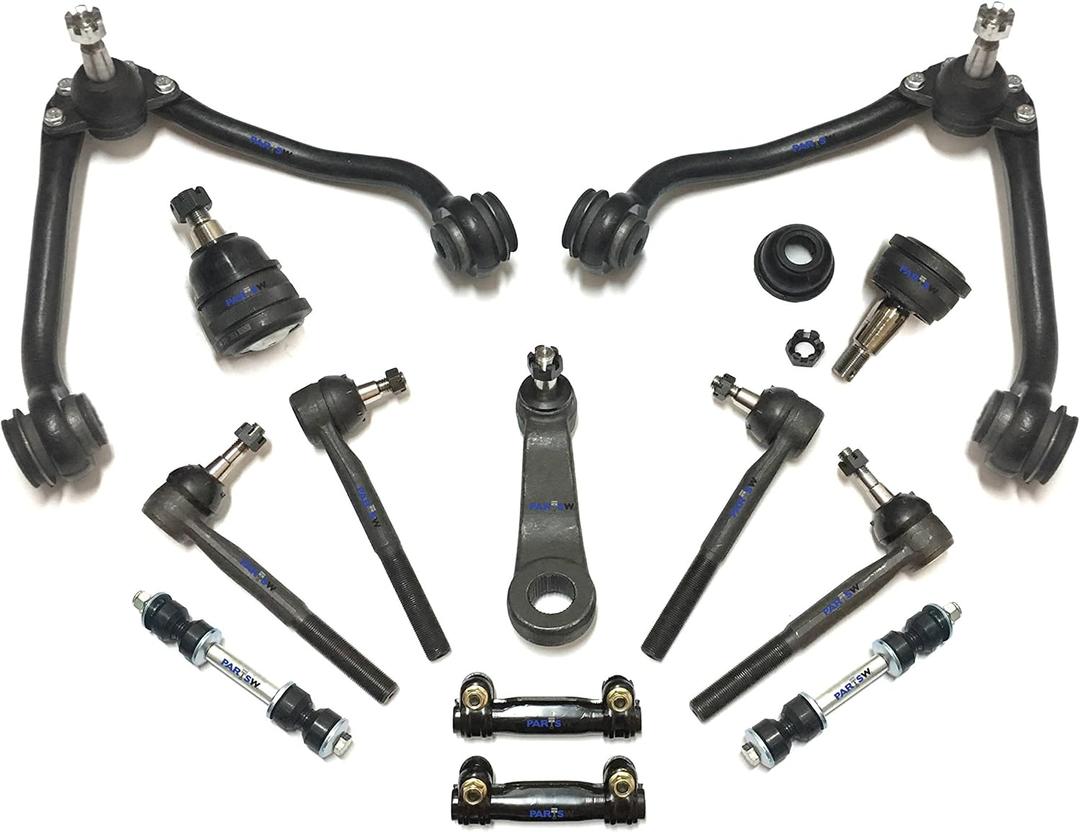 13 Pc Suspension Kit for 1989-2000 Chevrolet C2500 GMC Yukon | Sway Links, Ball Joints, Control Arms, Tie Rods