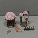 Juvale 8 Piece Miniature Fairy Garden Accessories Outdoor Decor Figurines Kit for Kids, Mini Whimsical Ornaments and Decorations for Patio, House, Garden, Desk, Yard Supplies (Multicolor)