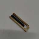 RHOS Boar Bristle Foldable Hair Brush, Portable Edge Brush, Lipstick-sized Slick Back Brush for On-the-Go and Traveling Purposes