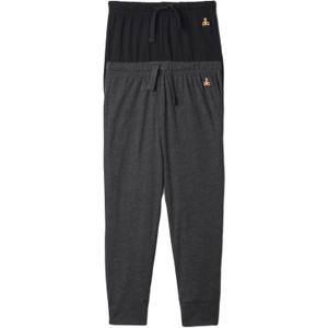 GAP Baby Boys' 2-Pack Pull-on Pants (Charcoal Hthr Grey), Size: 6-12 Months