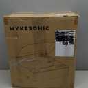 Fully Automatic Record Player, Bluetooth Belt Drive Vinyl Turntable, Magnetic AT-3600L Cartridge, Bluetooth in & Out, Hi-Fi Stereo Speakers, Aux in Headphone, RCA Out, Anti-Resonance - Black