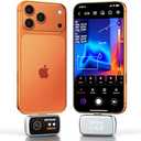 GW340 Thermal Camera for iPhone/Android/Tablet, 512x384 Super IR Resolution, Thermal Imager iOS 17/16/15 Series & iPads USB-C Port, 256x192 IR Resolution Home Inspection, HVAC, Automotive -4°F~752°F