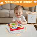 Montessori Toys for Toddlers 1-3 with LED Lights and Music, Sensory Toys Birthday Gift for Baby Boys Girls Ages 2 3 4 5