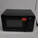 Emerson MW7302B Compact Countertop Microwave Oven with Touch Control, LED Display, 700W, 10 Power Levels, 6 Auto Menus, Glass Turntable and Child Safe Lock, 0.7 Cu., Ft. Black