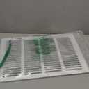 Fits 16x10 Duct Opening | Steel Return Air Grille by Handua | Vent Cover Grill for Sidewall and Ceiling | White | HVAC Cold Air Intake Grille | Outer Dimensions: 17.75"W X 11.75"