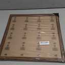 Rustic Walnut 15x15 Frame - Single Frame, 15 x 15 Poster Frame for Artwork, Puzzles, Photos and Movie Posters Picture Frames