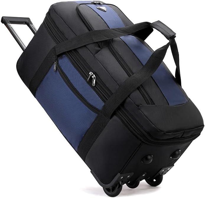 Large Rolling Duffel Bag with Wheels, 34" (130L) Expandable Weekend Travel Waterproof Bag Expandable design