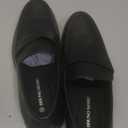 Amazon Essentials Men's Classic Penny Loafers Dress Shoes (12, Black Faux Leather)