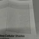 LazBlinds Cordless Cellular Shades for French Doors, No Drill French Door Blinds for Privacy, Light Filtering Honeycomb Shades for Front Door Patio Sliding Glass Door, 1 Pack, 22" W x 78" H, White