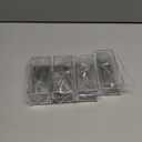 4 Pcs 1/64 Display Case Acrylic Model Cars Display Case 4.17 x 1.81 x 1.81 Inches Clear Plastic Vehicles Toy Cars Storage Collectors