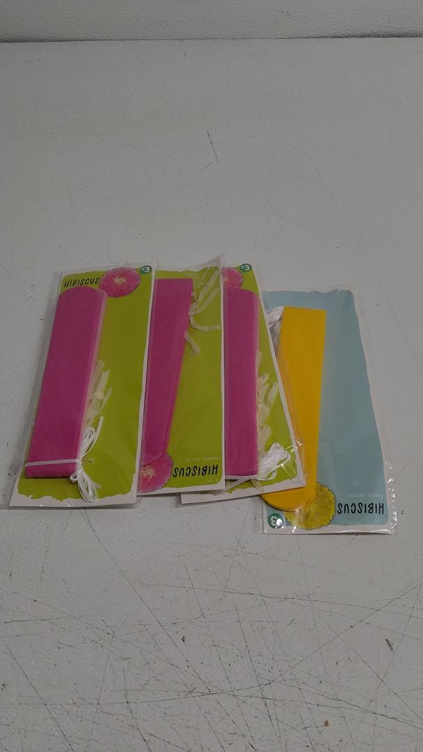 Hibiscus Paper Decor 4 PCS
