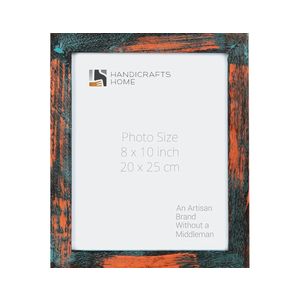 Handicrafts Home Driftwood Wooden Picture Frame – Handmade Rustic 8x10 Photo Frame for Wall & Tabletop, Vintage Farmhouse Boho Home & Desk Decor, Gallery Wall Frame, Wedding & Christmas Gift- Bali