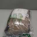 Brown Pinch Pleated Linen Curtains 96 Inches Long for Living Room Semi Sheer Light Filtering Custom Made Pinch Pleat Drape with Hooks Rings Back Tab Neutral Boho Country 96 Inch Bedroom Curtain (40"W x 96"L (Pack of 2), Dutch Cocoa)